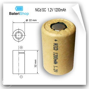 Baterija NiCd 4/5SC 1.2V 1200mAh