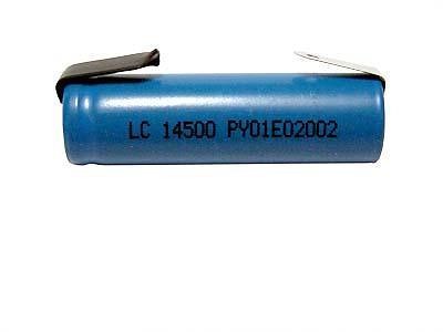 Baterija IRC 14500 3,7v 750 mAh NO TOP