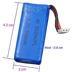 Li-ion baterija 3.7V 500mAh