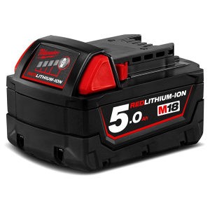 Milwakuee Baterija M18 18V 5.0Ah Li-ion